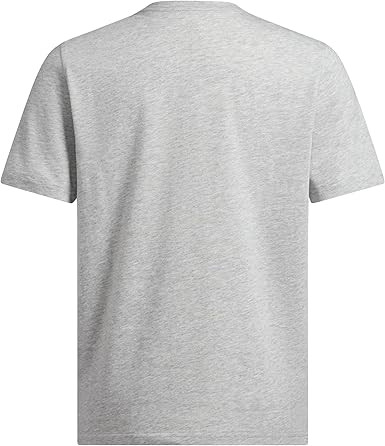 adidas Boys’ Short Sleeve Logo T-Shirt – Soft Cotton Blend Jersey, Regular Fit, Ribbed Crewneck
