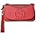 Gucci Soho Interlocking GG Red Leather Chain Flap Shoulder Bag Handbag Italy New