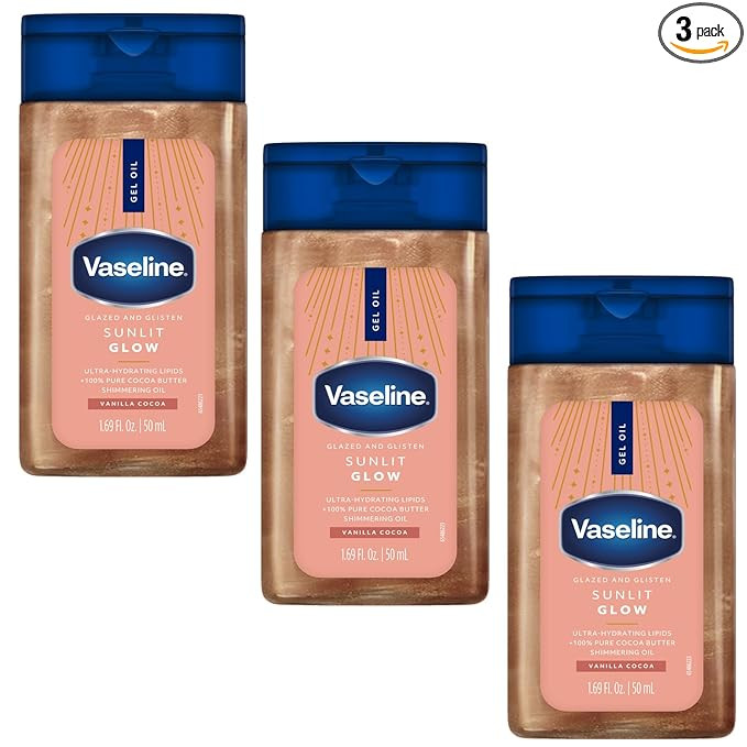 Vaseline Glazed and Glisten Sunlit Glow Body Gel Oil