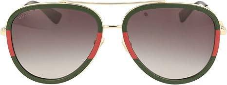 Gucci Pilot Urban Web Block Aviator Sunglasses