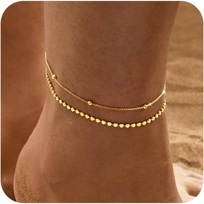 Gold Ankle Bracelets for Women