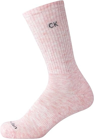 Calvin Klein Womens Crew Socks - 8 Pack Soft Cushioned Athletic Crew Socks for Women for Running and Workout