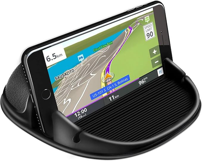 Loncaster Car Phone Holder, Car Phone Mount Silicone Car Pad Mat