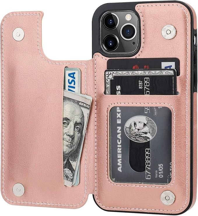 ONETOP Compatible with iPhone 12 Compatible with iPhone 12 Pro Wallet Case