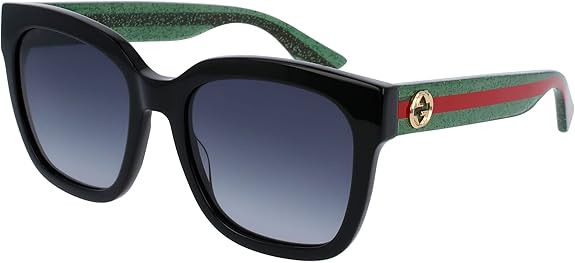 Gucci Grey Gradient Square Ladies Sunglasses GG0034SN 002 54