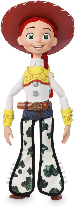 Disney Store Official Jessie Interactive Talking Action Figure from Toy Story, Features Sounds and Phrases from The Movies, Interacts with Other Figures and Toys