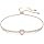 Swarovski One bracelet, Heart, Pink, Rose gold-tone finish