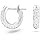 Swarovski Stone Crystal Pierced Hoop Earring Jewelry Collection