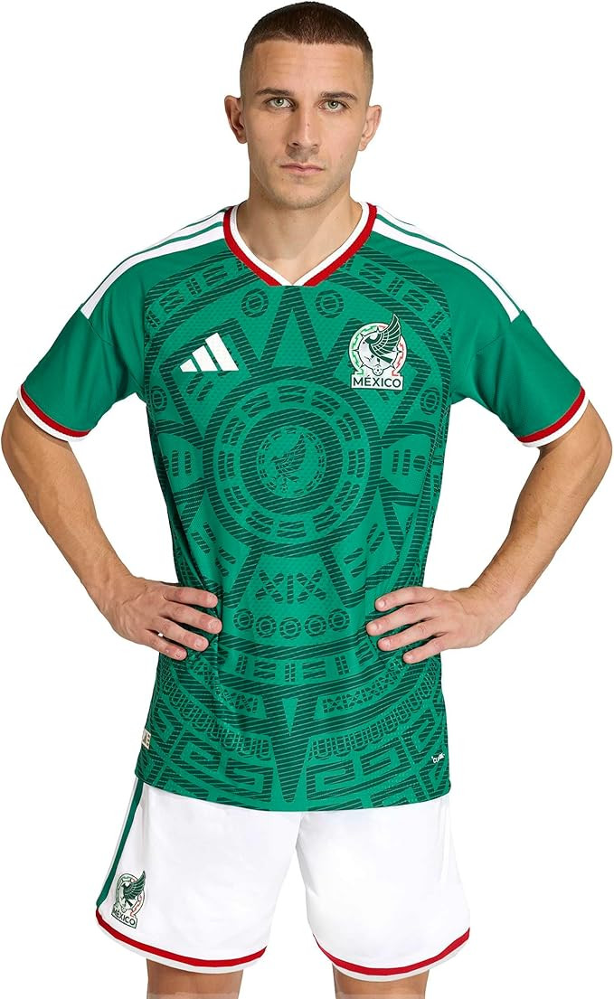 adidas Men's Mexico 26 Home Authentic Jersey