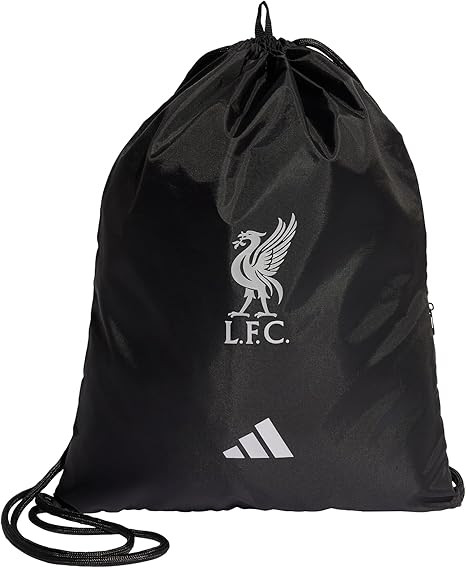 adidas Unisex-Adult Liverpool Fc Gym Sack, Black/Silver Metallic, No Size