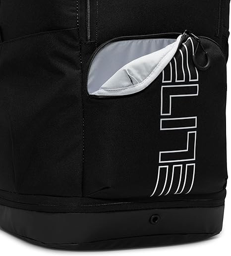 Nike, Unisex, Varsity Elite Backpack (32L), Black/Black/Metallic Silver, One Size