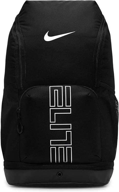 Nike, Unisex, Varsity Elite Backpack (32L), Black/Black/Metallic Silver, One Size