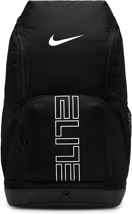 Nike, Unisex, Varsity Elite Backpack (32L), Black/Black/Metallic Silver, One Size
